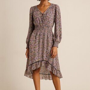 Forever 21 Floral Midi Dress – Size M